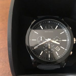 Armani Exchange Men's Black Sports Watch